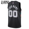 Dres San Antonio Spurs Prilagođeni Nike 2025-26 City Edition Crno Swingman - Dječji